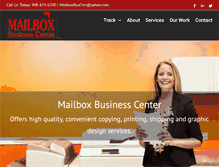 Tablet Screenshot of mailboxbc.com